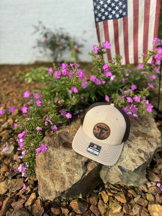 TechnicalFowl Tan/Coffee (5 Panel) Hat