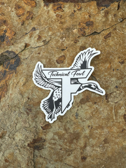 TechnicalFowl Flying Mallard Sticker