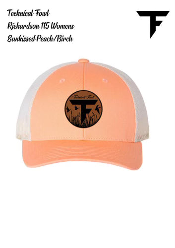 TechnicalFowl Peach/Birch (6 Panel) Hat