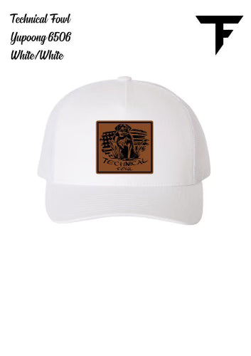 TechnicalFowl White/White (5 Panel) Hat