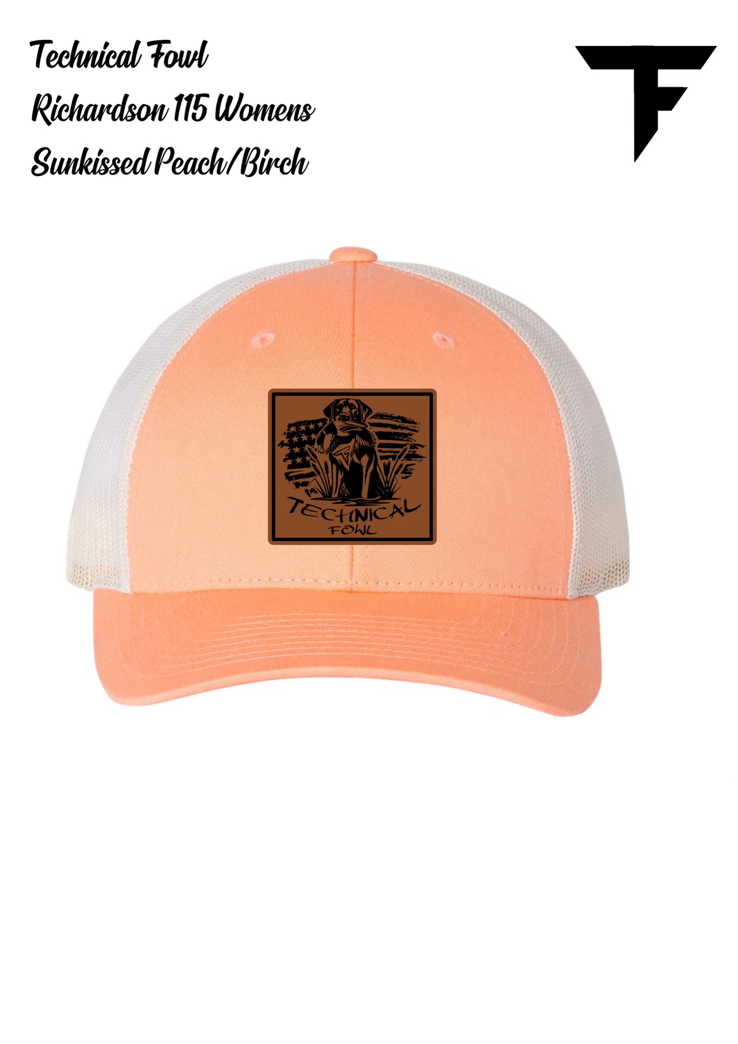 TechnicalFowl Peach/Birch (6 Panel) Hat