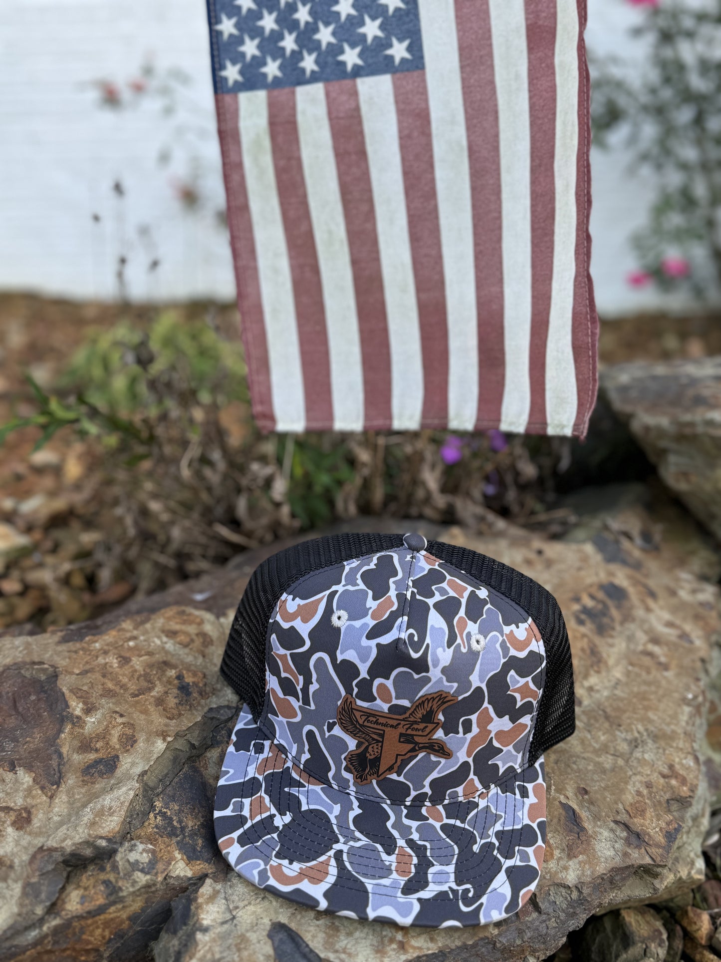 TechnicalFowl LazyBear Camo (5 Panel) Hat