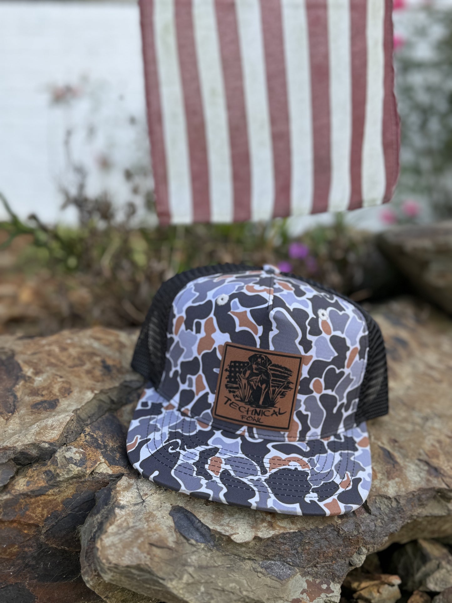 TechnicalFowl LazyBear Camo (5 Panel) Hat