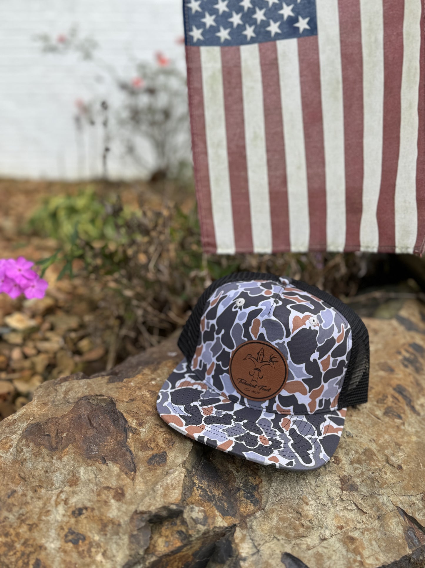 TechnicalFowl LazyBear Camo (5 Panel) Hat