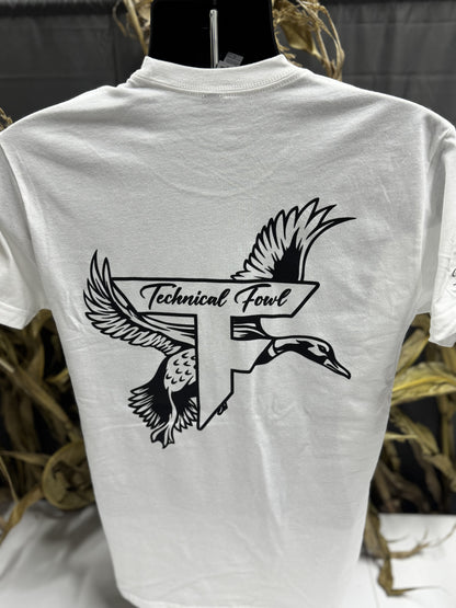 TechnicalFowl Men's Flying Mallard T-Shirt