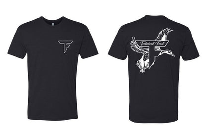 TechnicalFowl Men's Flying Mallard T-Shirt